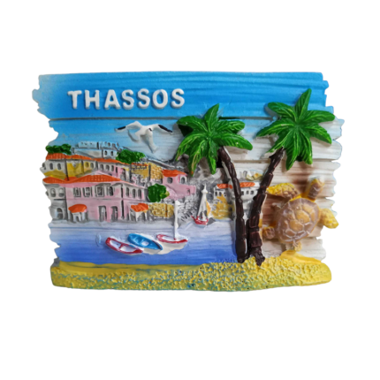 Tουριστικό μαγνητάκι Souvenir – Σετ 12pcs - Resin Magnet - 678128