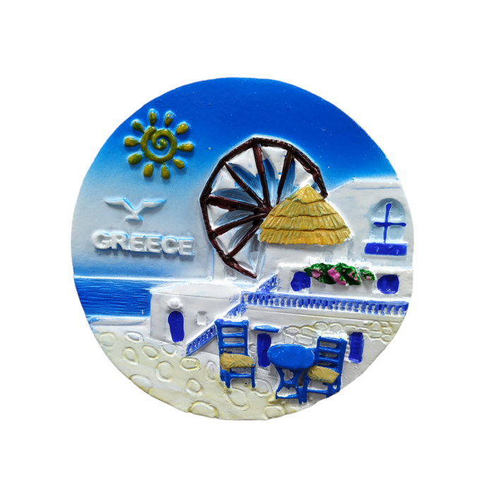 Tουριστικό μαγνητάκι Souvenir – Σετ 12pcs - Resin Magnet - 678232