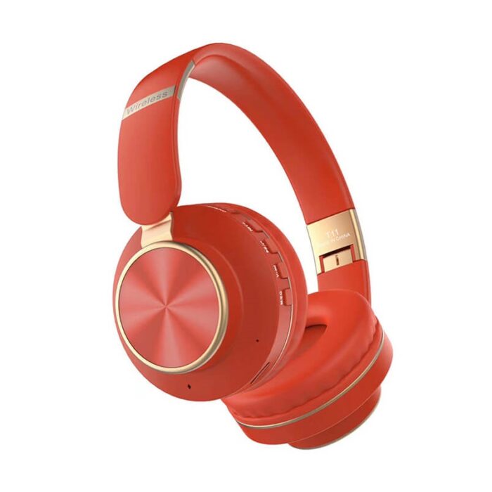 Ασύρματα ακουστικά - Headphones - T11 - 540115 - Red