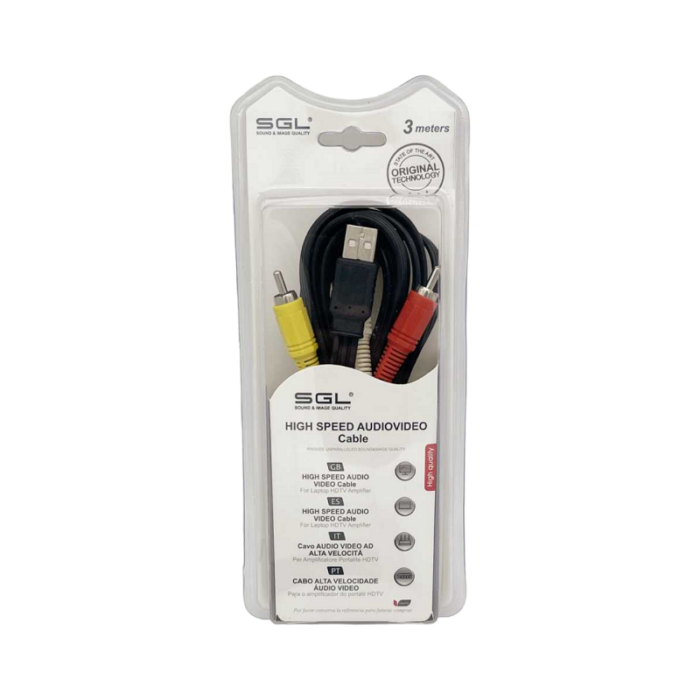 Καλώδιο USB 2.0 σε RCA - 1528B - 1.5m - 097985