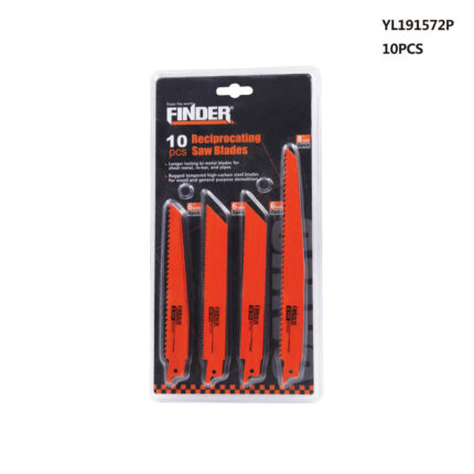 Σετ ανταλλακτικές λεπίδες σπαθόσεγας - 10pcs - Finder - 191572