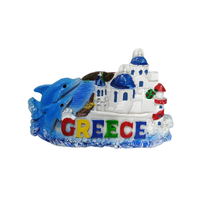 Tουριστικό μαγνητάκι Souvenir – Σετ 12pcs - Resin Magnet - 678024