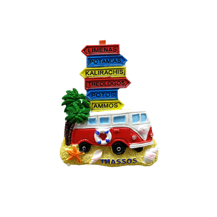 Tουριστικό μαγνητάκι Souvenir – Σετ 12pcs - Resin Magnet - 678175