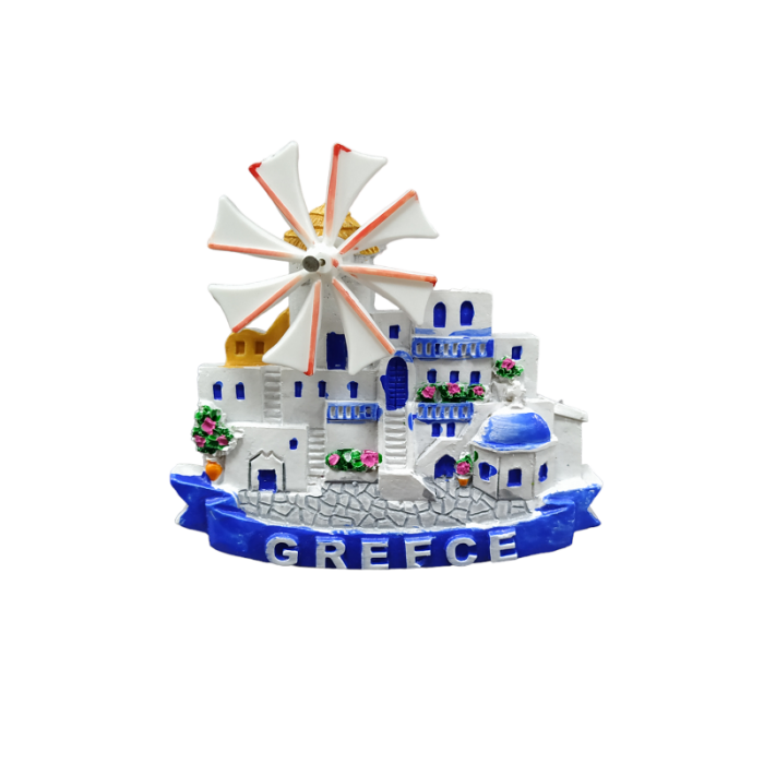 Tουριστικό μαγνητάκι Souvenir – Σετ 12pcs - Resin Magnet - 678180