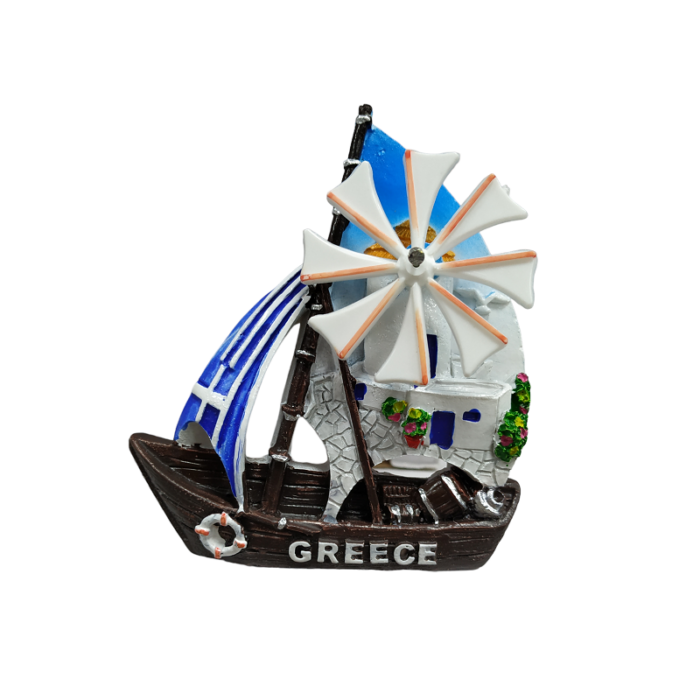 Tουριστικό μαγνητάκι Souvenir – Σετ 12pcs - Resin Magnet - 678182