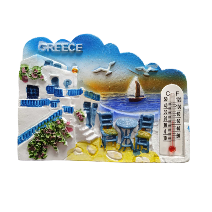 Tουριστικό μαγνητάκι Souvenir – Σετ 12pcs - Resin Magnet - Greece - 678252