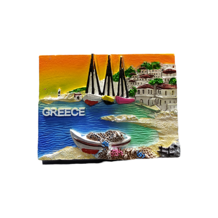 Tουριστικό μαγνητάκι Souvenir – Σετ 12pcs - Resin Magnet - Greece - 678348