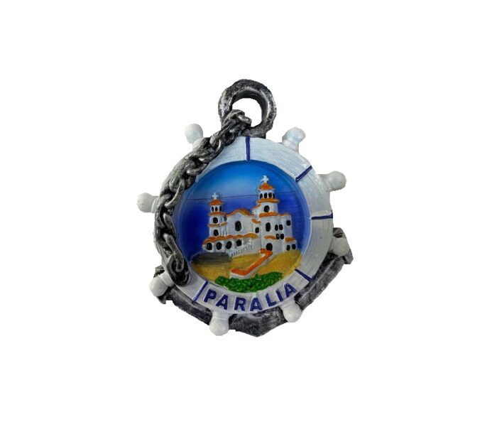 Tουριστικό μαγνητάκι Souvenir – Σετ 12pcs - Resin Magnet - Paralia - 678104