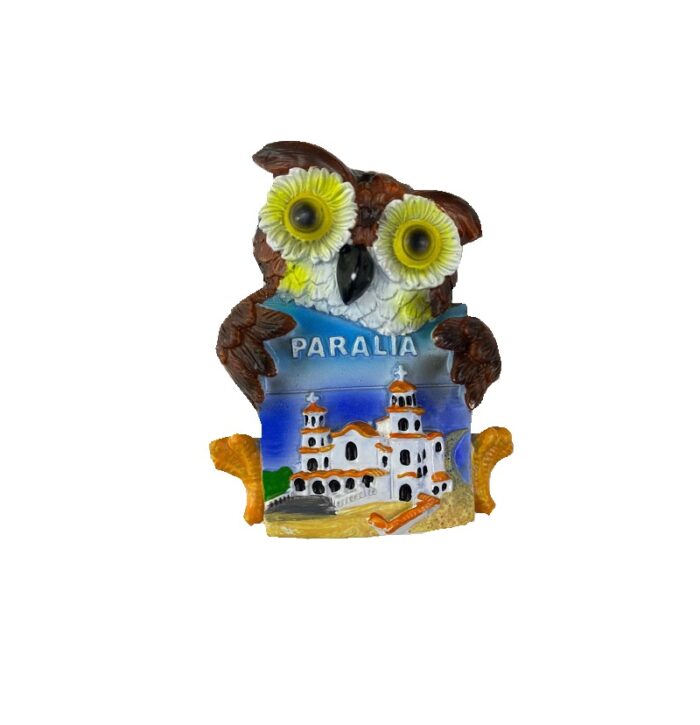 Tουριστικό μαγνητάκι Souvenir – Σετ 12pcs - Resin Magnet - Paralia - 678109