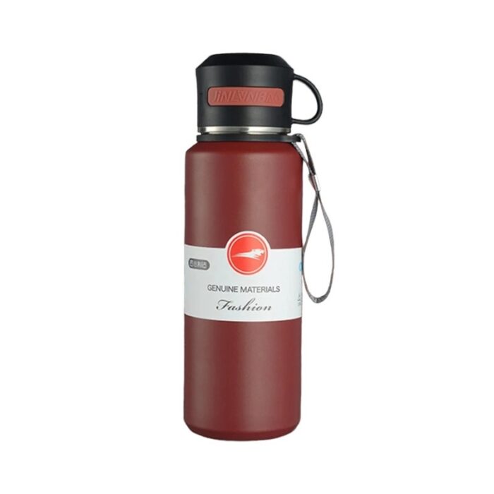 Φορητό παγούρι-θερμός με κούπα - 1000ml - CF8280 - 882805 - Red